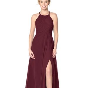 Azazie Dress - Bridesmaid, Cabernet